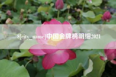 惠东中国金牌榜明细2021