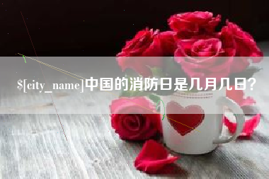 惠东中国的消防日是几月几日？