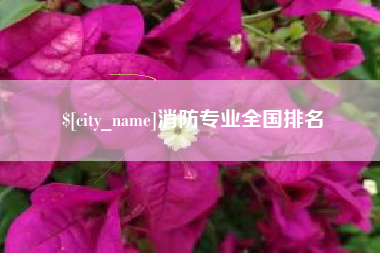 惠东消防专业全国排名