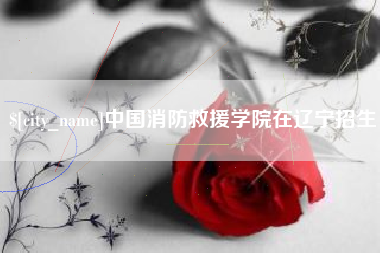 惠东中国消防救援学院在辽宁招生