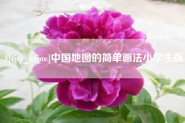 惠东中国地图的简单画法小学生版