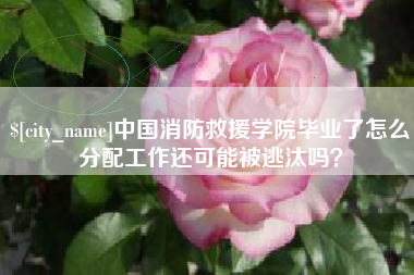 惠东中国消防救援学院毕业了怎么分配工作还可能被逃汰吗？