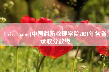 惠东中国消防救援学院2021年各省录取分数线