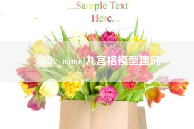 惠东九宫格模型建筑