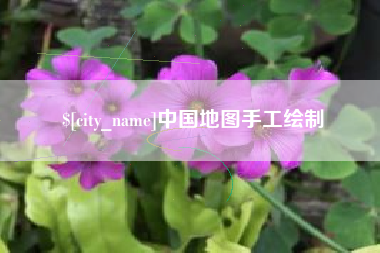 惠东中国地图手工绘制
