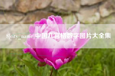 惠东中国九宫格数字图片大全集