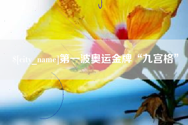 惠东第一波奥运金牌“九宫格”