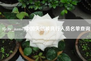 惠东中国失信被执行人员名单查询