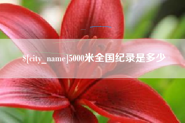 惠东5000米全国纪录是多少