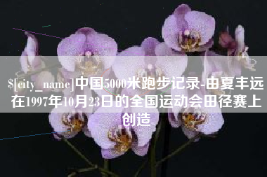 惠东中国5000米跑步记录-由夏丰远在1997年10月23日的全国运动会田径赛上创造