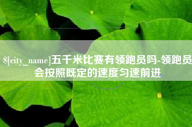 惠东五千米比赛有领跑员吗-领跑员会按照既定的速度匀速前进