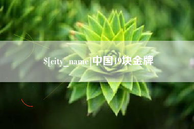 惠东中国19块金牌