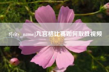 惠东九宫格比赛如何取胜视频