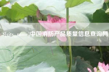 惠东中国消防产品质量信息查询网