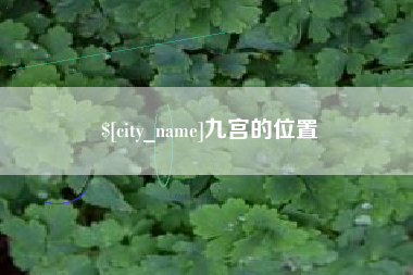 惠东九宫的位置
