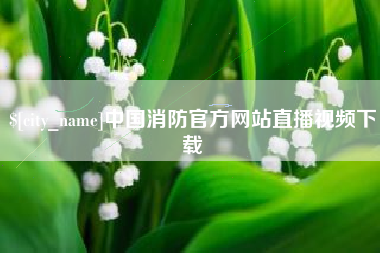 惠东中国消防官方网站直播视频下载