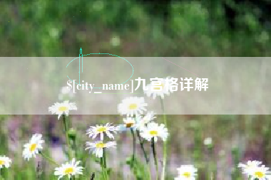 惠东九宫格详解