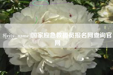 惠东国家应急救援员报名网查询官网