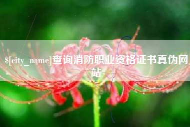 惠东查询消防职业资格证书真伪网站