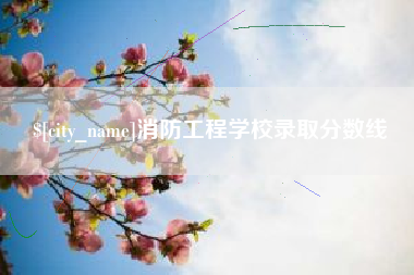 惠东消防工程学校录取分数线