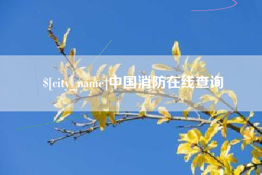 惠东中国消防在线查询