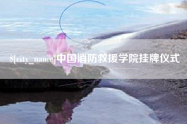 惠东中国消防救援学院挂牌仪式