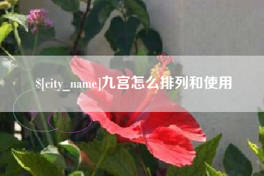 惠东九宫怎么排列和使用