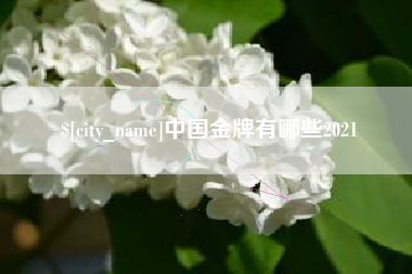 惠东中国金牌有哪些2021