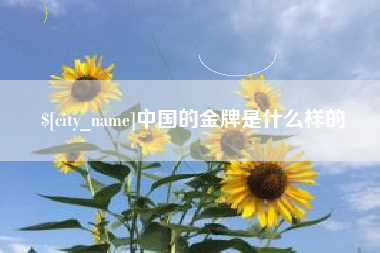 惠东中国的金牌是什么样的