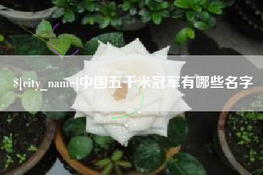 惠东中国五千米冠军有哪些名字
